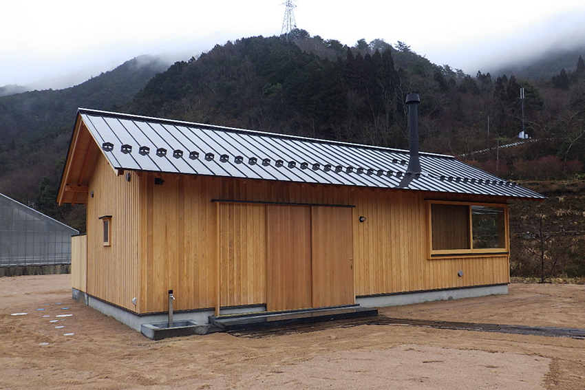 湯原アングラーズリトリート新築工事、外観